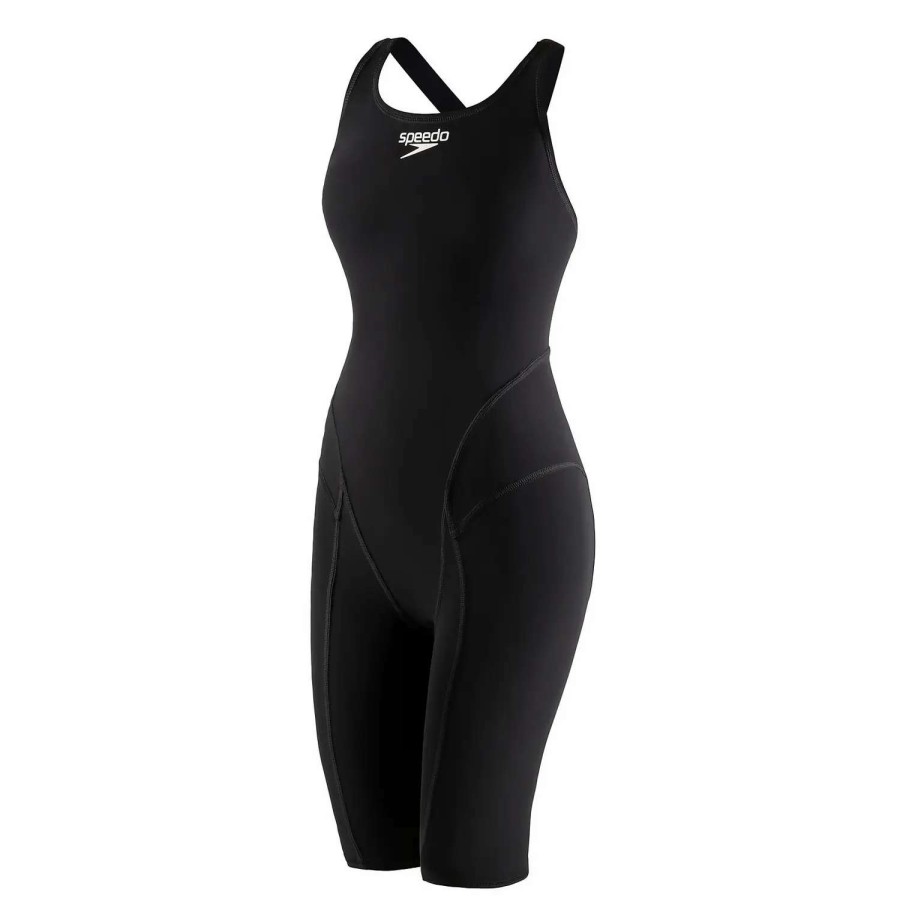 Kids * | Speedo Vanquisher Kneeskin Solid Black