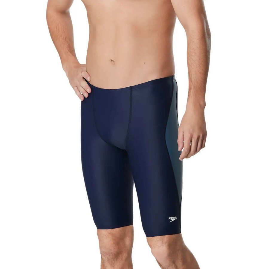 Mens * | Speedo Tone Setter Jammer Navy/Gray