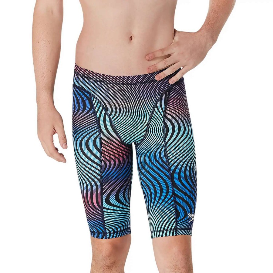 Womens * | Speedo Vanquisher Printed Jammer Deep Flow