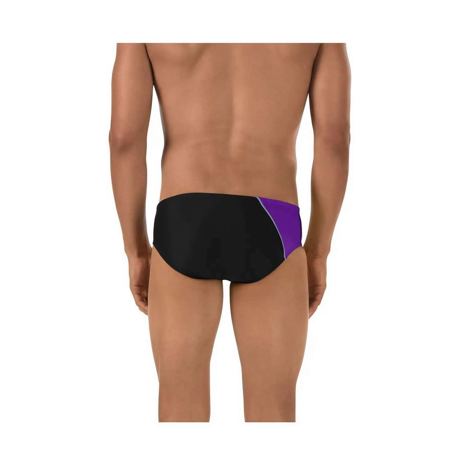 Mens * | Speedo Revolve Splice Brief Purple