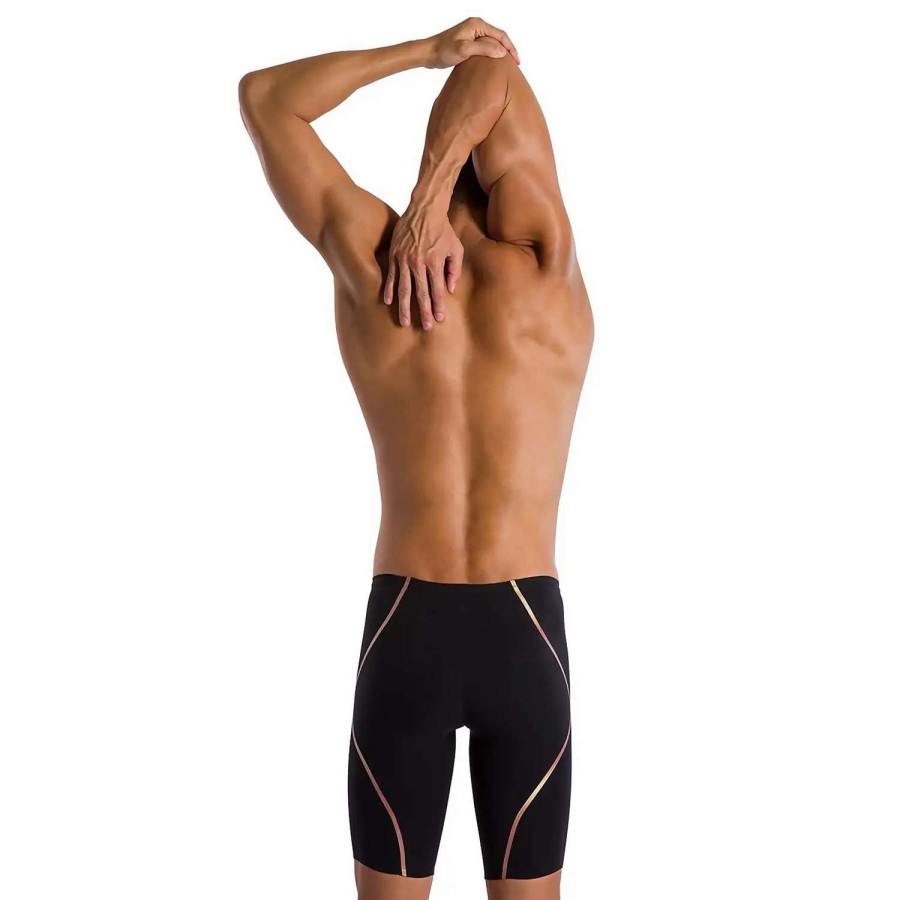 Mens * | Speedo Fastskin Lzr High Waisted Intent Jammer Black/Rose Gold