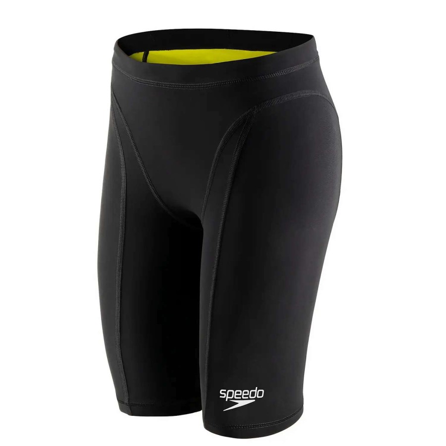 Mens * | Speedo Vanquisher Jammer Solid Black