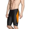 Mens * | Speedo Tone Setter Jammer Black/Orange