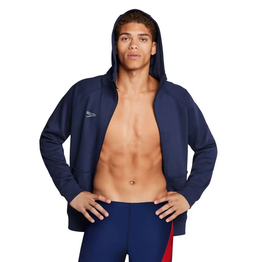 Mens * | Speedo Male Team Jacket Nautical Navy