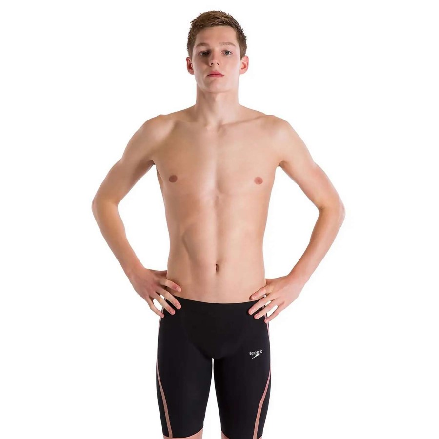 Mens * | Speedo Fastskin Lzr Intent Jammer Black/Rose Gold