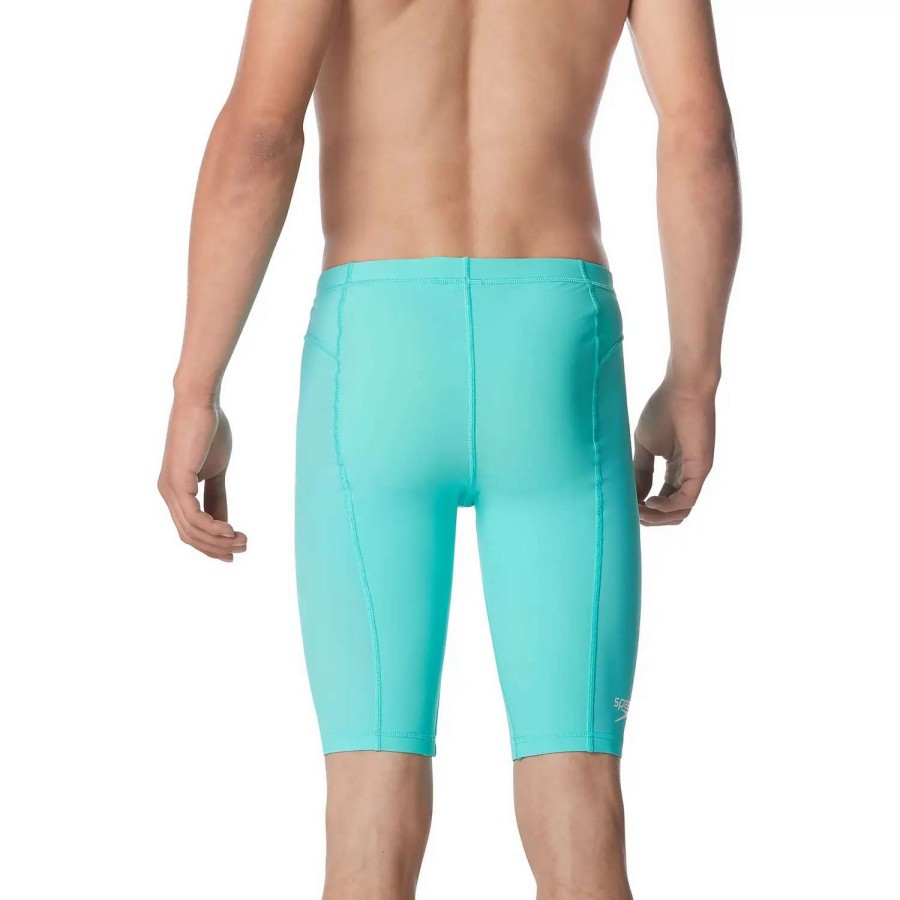 Mens * | Speedo Vanquisher Jammer Solid Blue Ice