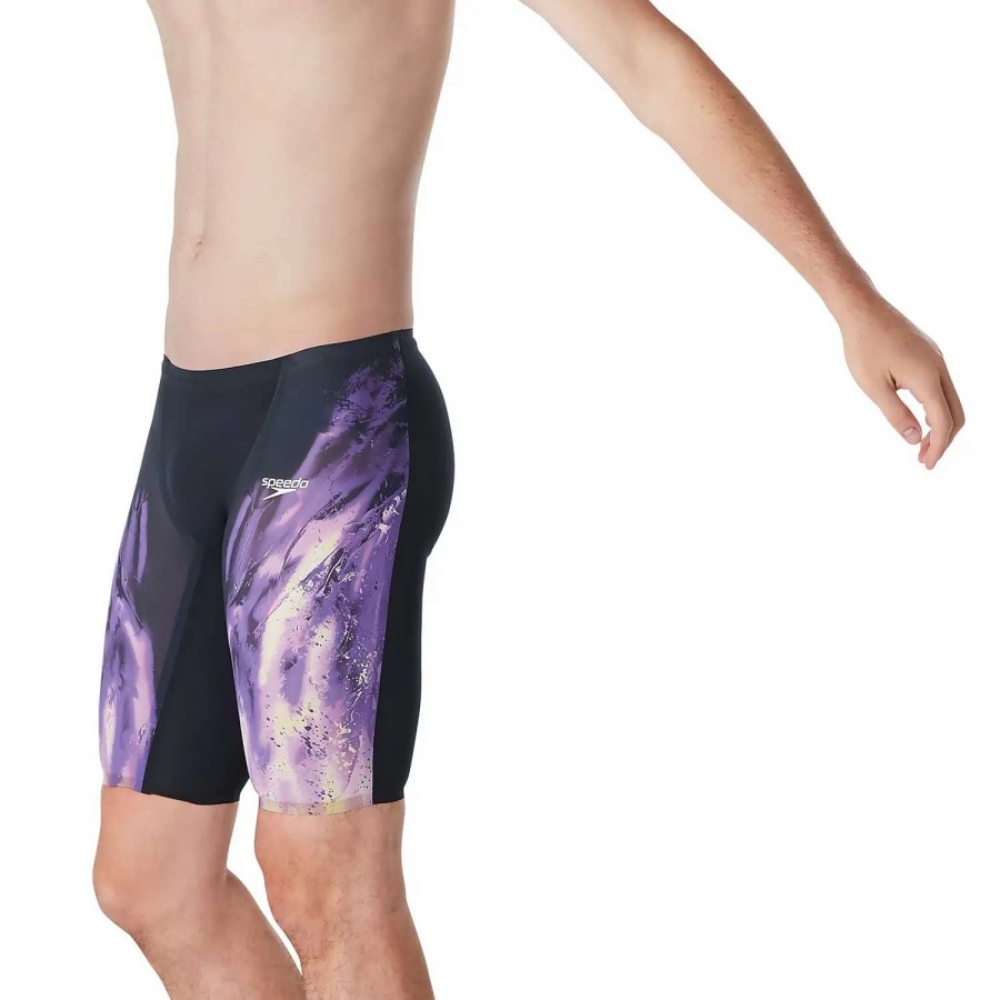 Mens * | Speedo Fastskin Lzr Pure Valor Printed Jammer Cosmic Storm