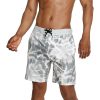 Mens * | Speedo Printed Bondi Basin Boardshort 18 White/Grey