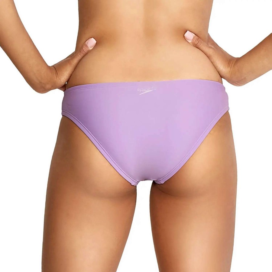 Womens * | Speedo Hipster Bikini Bottom Purple