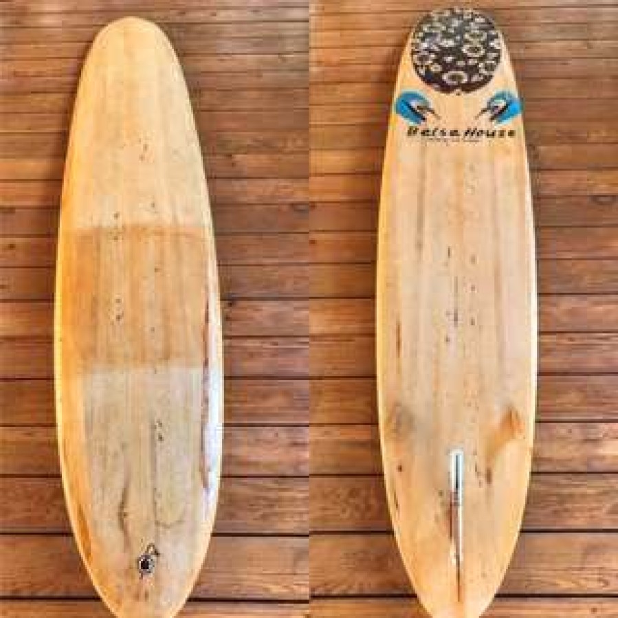 Surf * | Second Hand Balsa Longboard 9'0