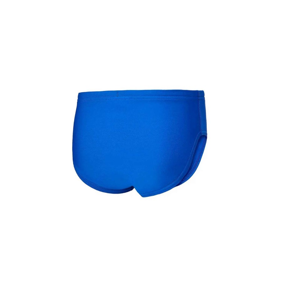 Mens * | Speedo Solid Youth Brief Sapphire