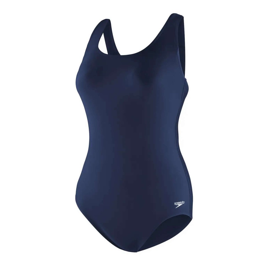 Womens * | Speedo Plus Ultraback One Piece Nautical Navy