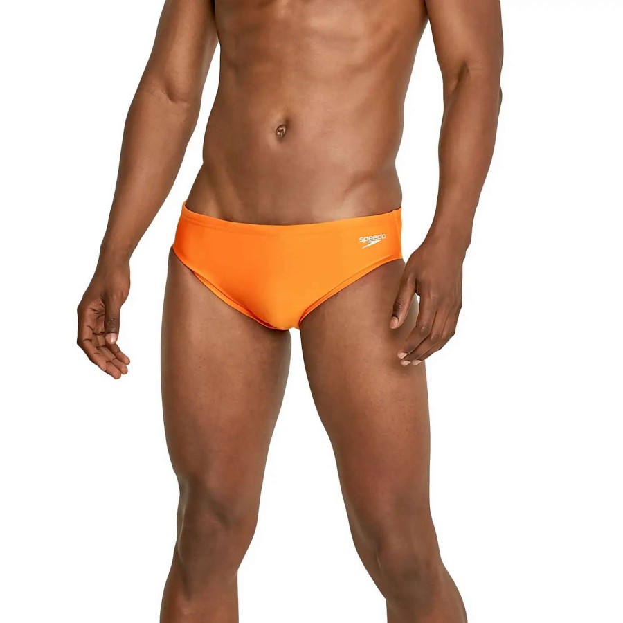 Mens * | Speedo Solid One Brief Orange