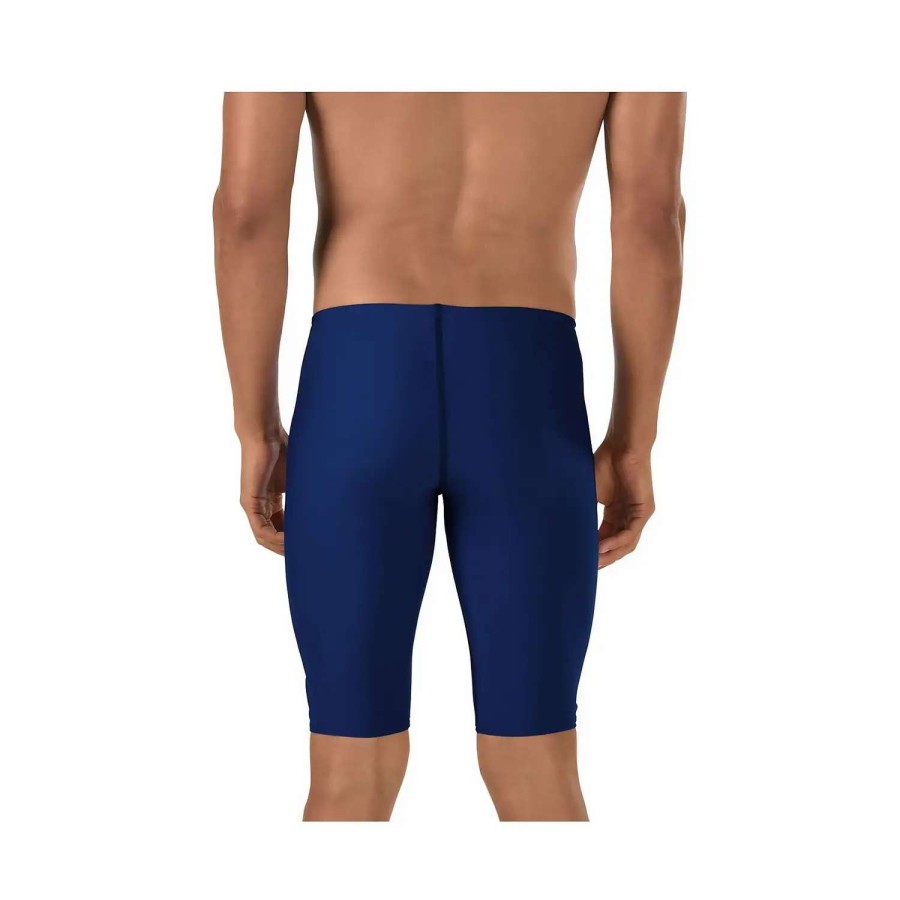 Mens * | Speedo Solid Youth Jammer Navy