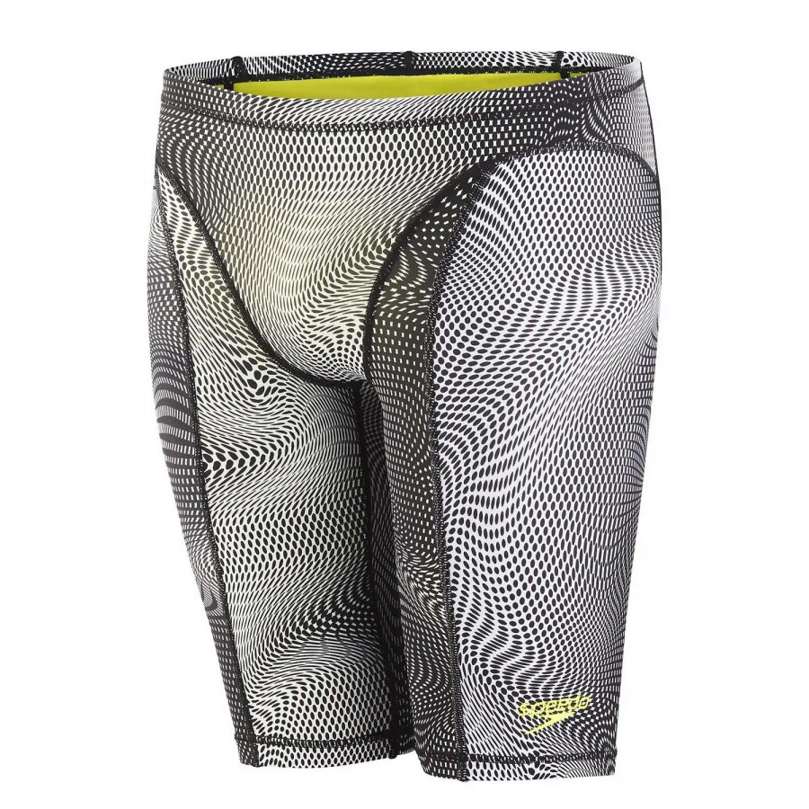 Mens * | Speedo Vanquisher Jammer Printed Black