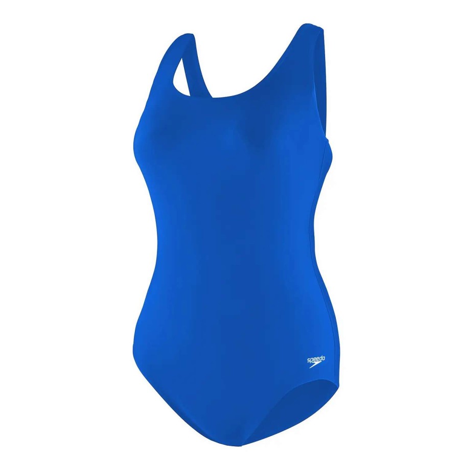 Womens * | Speedo Plus Moderate Ultraback One Piece Blue