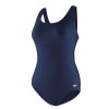 Womens * | Speedo Plus Moderate Ultraback One Piece Nautical Navy