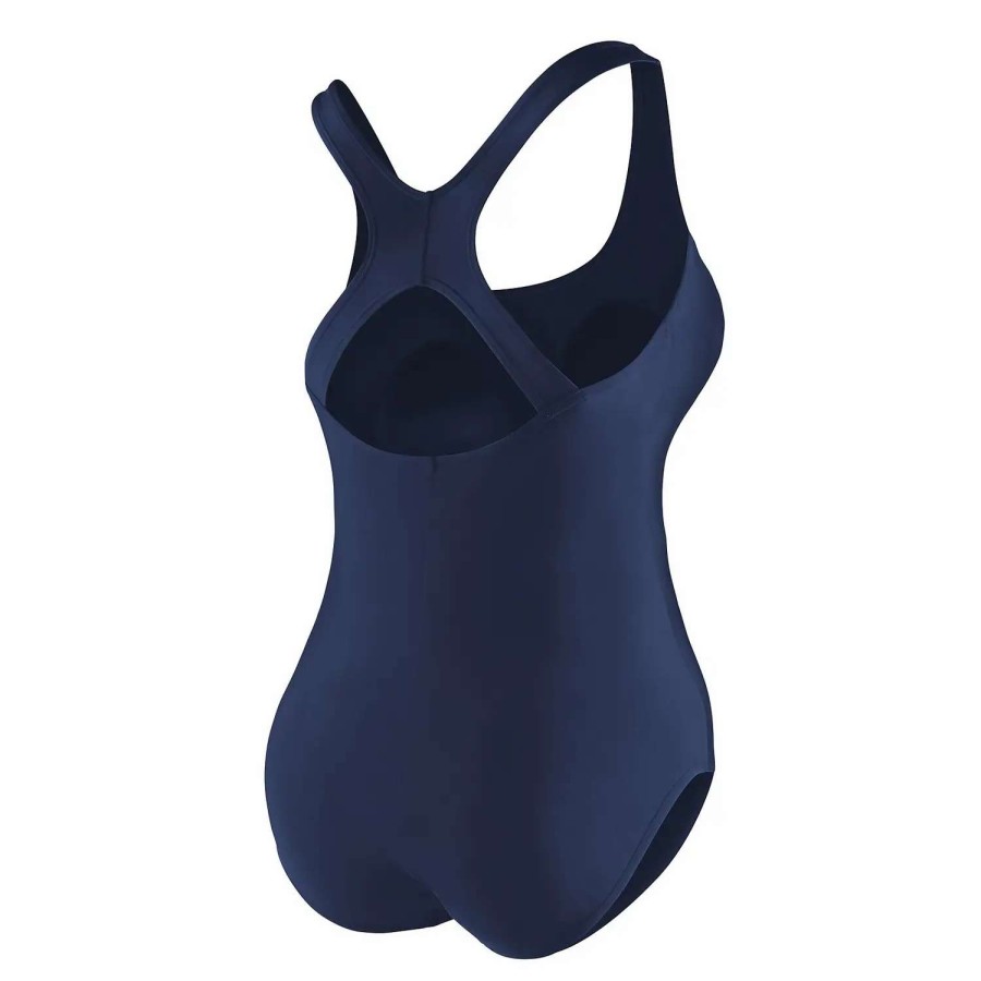 Womens * | Speedo Plus Moderate Ultraback One Piece Nautical Navy