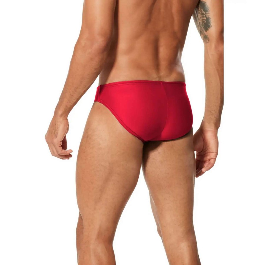 Mens * | Speedo Fitness Solar 1 Brief Red