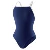 Womens * | Speedo Flyback Youth Training Suit Onepiece Endurance+ Navy