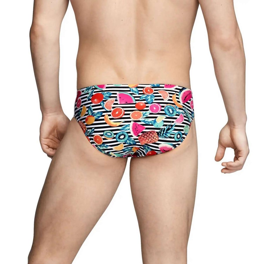 Mens * | Speedo Printed One Brief Orange