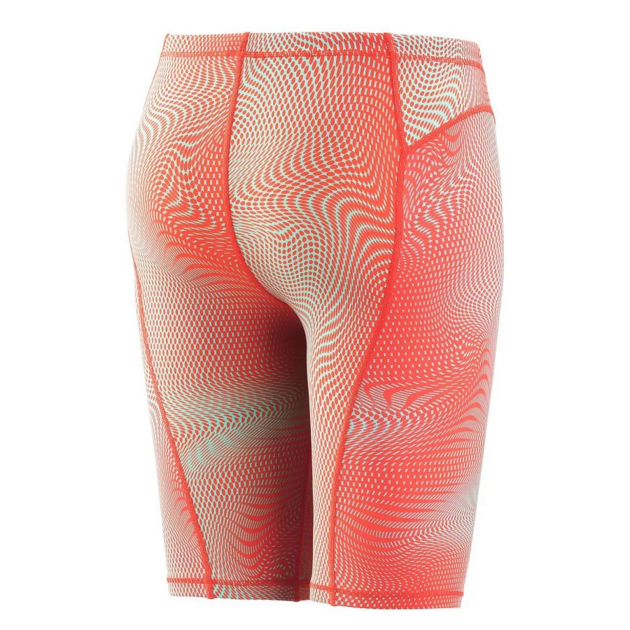 Mens * | Speedo Vanquisher Jammer Printed Red Wave