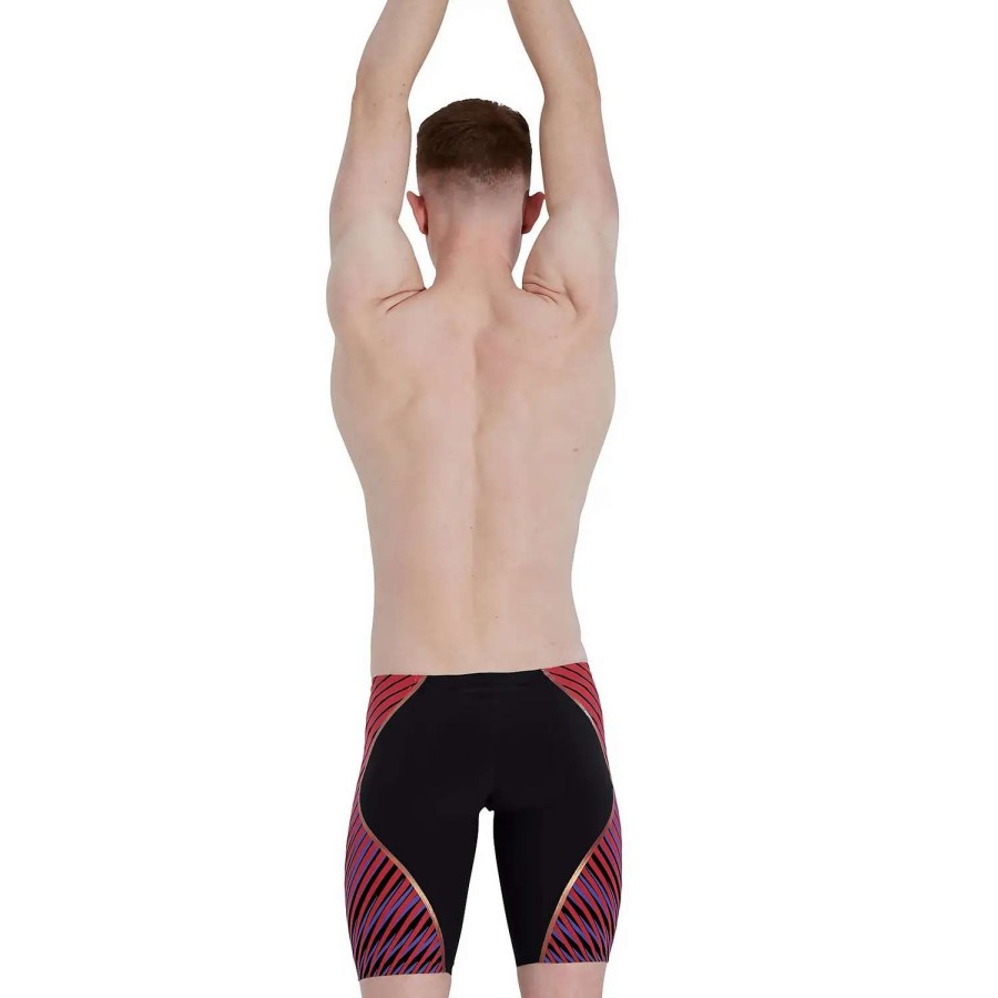 Mens * | Speedo Fastskin Lzr Intent Jammer Black/Red