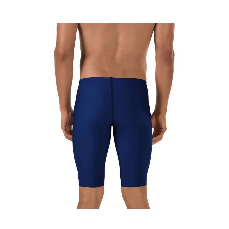 Mens * | Speedo Solid Adult Jammer Navy