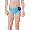 Mens * | Speedo Asymmetrical Colorblock One Brief Azure Blue