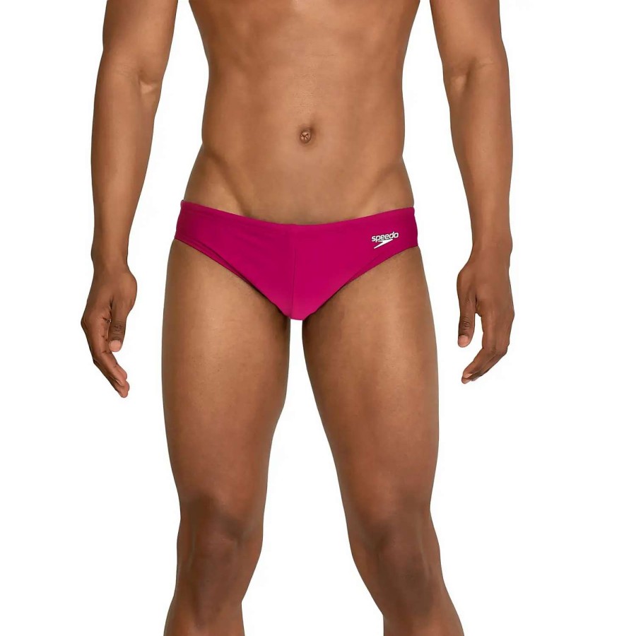 Mens * | Speedo Solid Solar Brief 1 Magneta