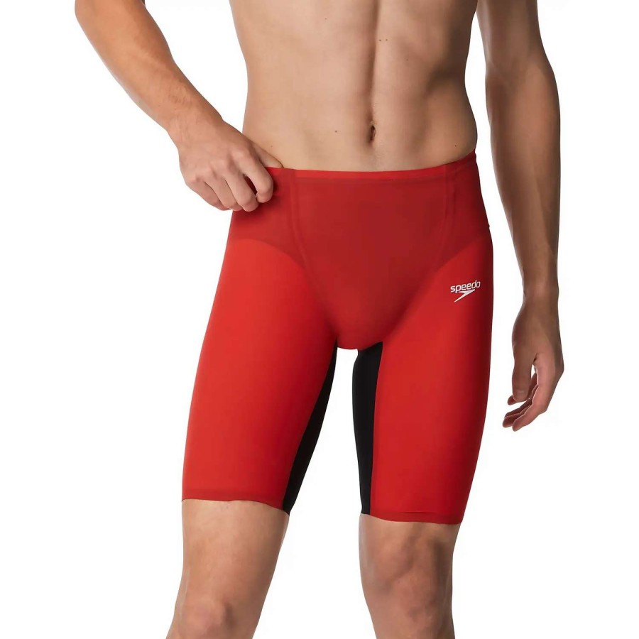 Womens * | Speedo Fastskin Lzr Pure Valor High Waisted Jammer Fiery Red