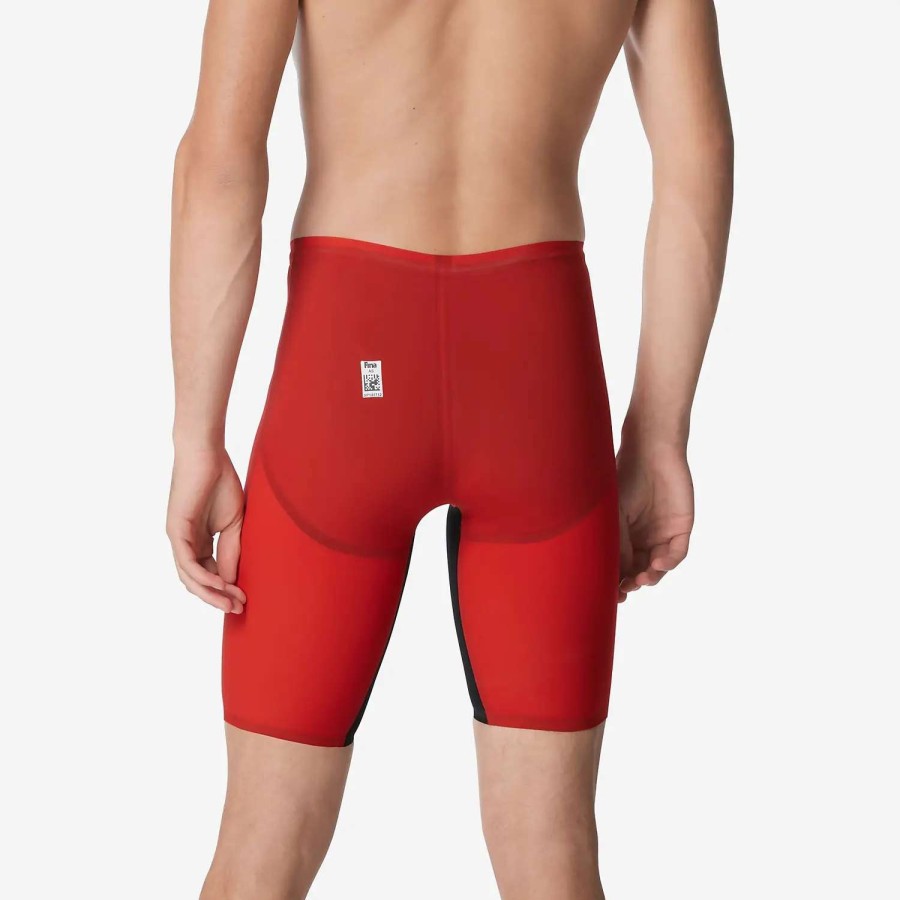 Womens * | Speedo Fastskin Lzr Pure Valor High Waisted Jammer Fiery Red