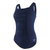 Womens * | Speedo Plus Solid Shirred One Piece