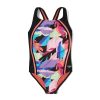 Kids * | Speedo Printed Sport Splice One Piece Coral Paradise