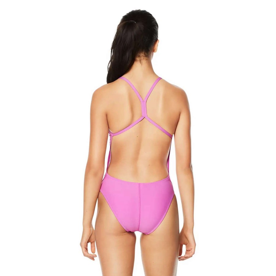 Womens * | Speedo Solid The One Back One Piece Lost Lavender