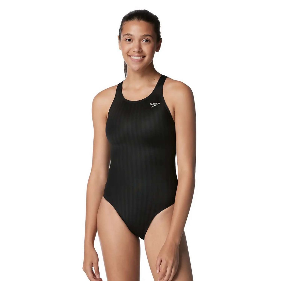 Womens * | Speedo Aquablade Recordbreaker One Piece Black