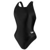 Womens * | Speedo Solid Youth Super Pro One Piece Black