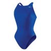 Womens * | Speedo Girls Aquablade Youth Recordbreaker One Piece Royal Blue