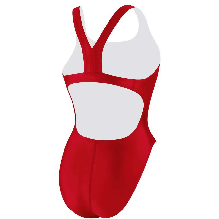 Womens * | Speedo Solid Youth Super Pro One Piece Red