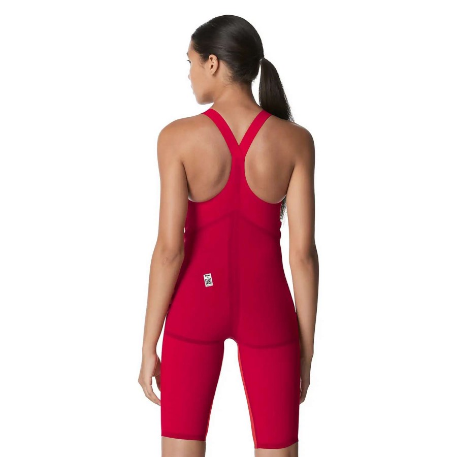 Womens * | Speedo Fastskin Lzr Valor Closed Back Kneeskin Red