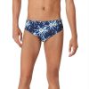 Mens * | Speedo Printed One Brief Wavelet Blue