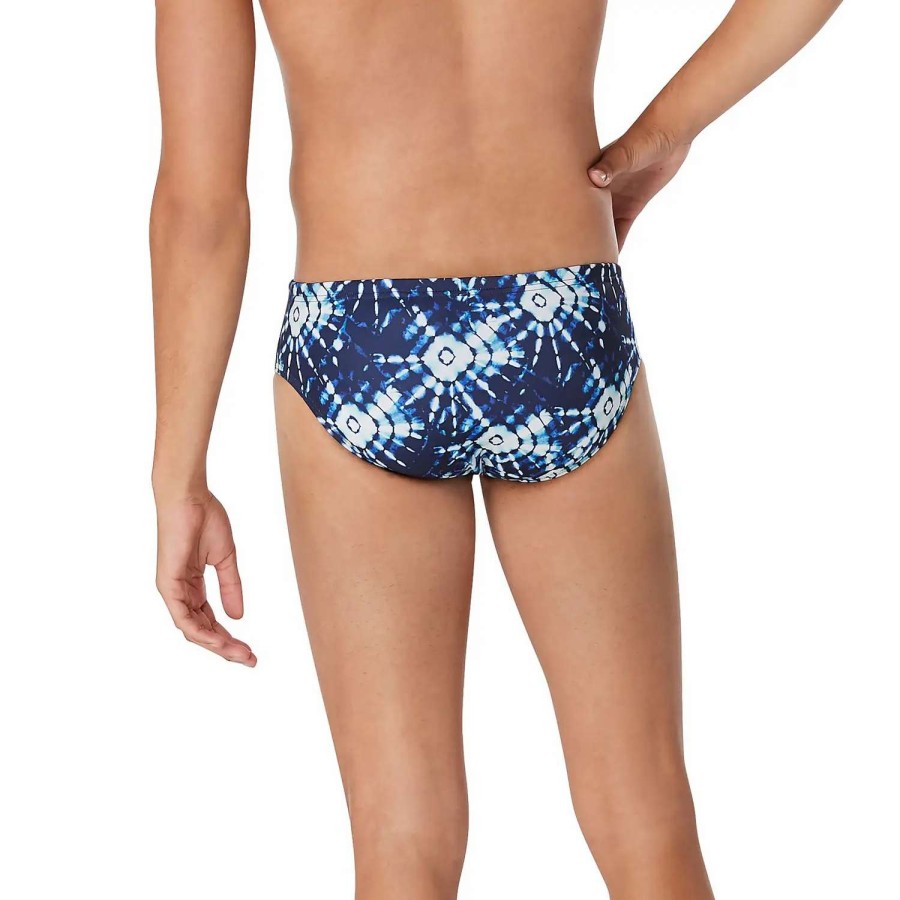 Mens * | Speedo Printed One Brief Wavelet Blue