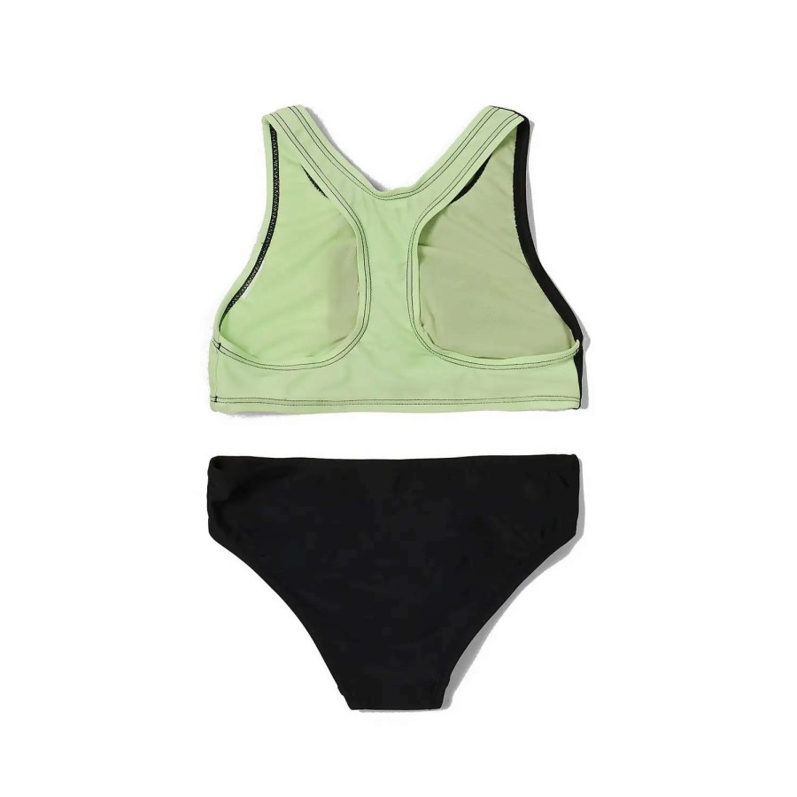 Kids * | Speedo Solid Blocked Bikini Set Anthracite