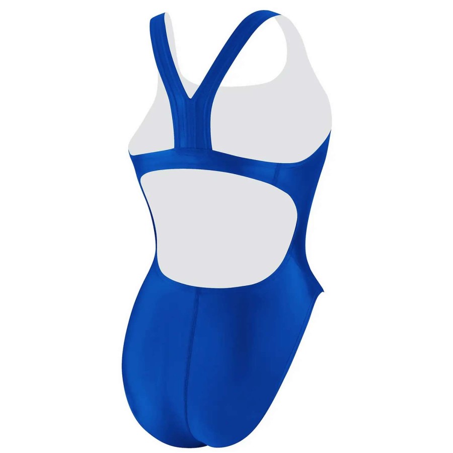 Womens * | Speedo Solid Youth Super Pro One Piece Sapphire