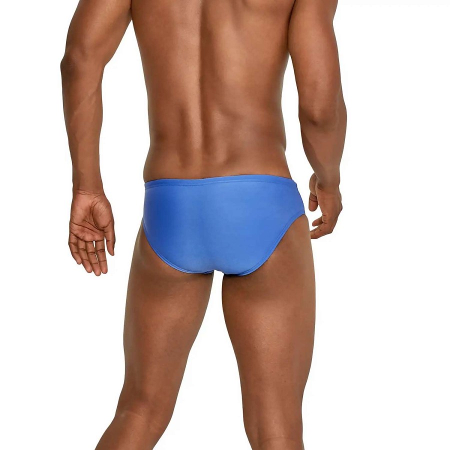 Mens * | Speedo Colorblock One Brief Dazzling Blue