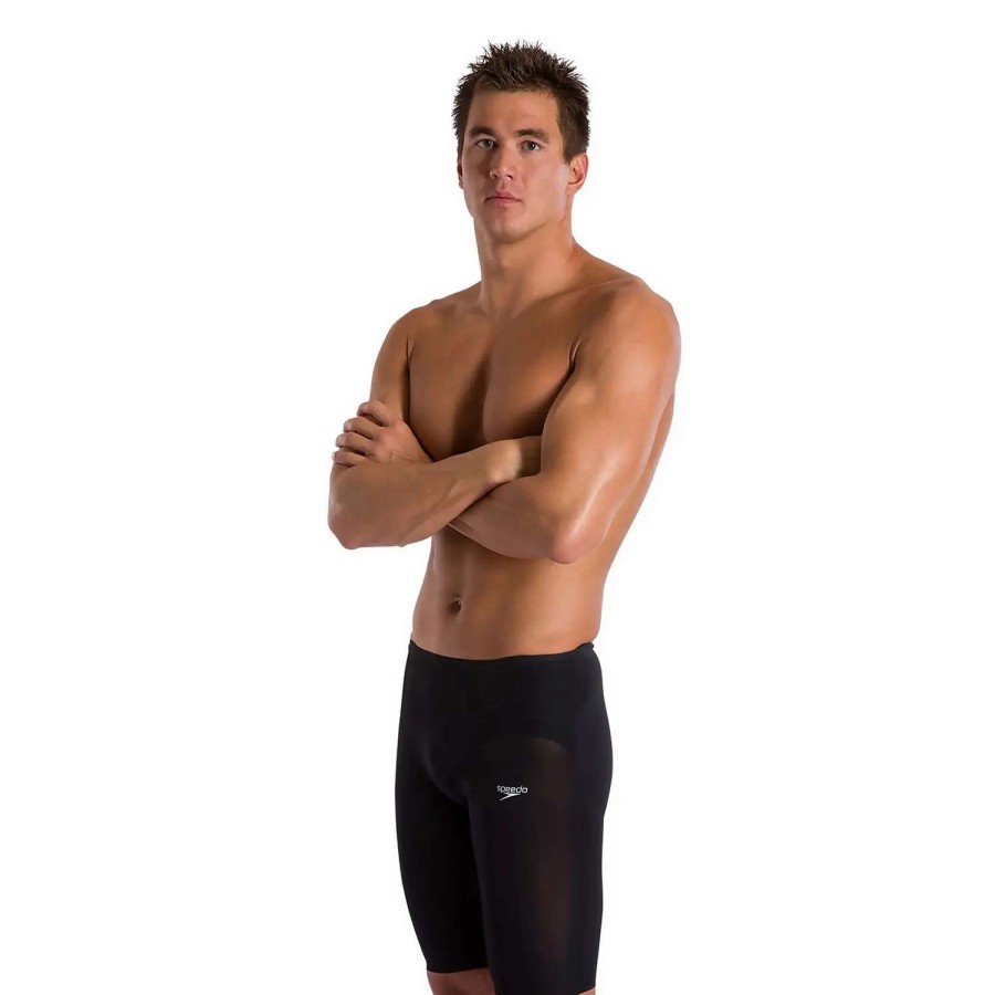 Mens * | Speedo Fastskin Lzr Pure Valor High Waisted Jammer Black