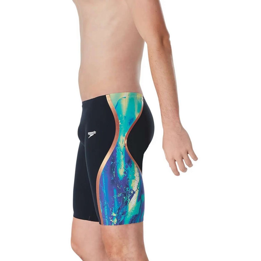 Womens * | Speedo Fastskin Lzr Printed Intent Jammer Cosmic Storm