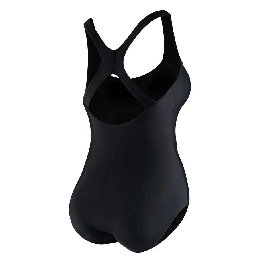 Womens * | Speedo Plus Conservative Ultraback With Princess Seam Black