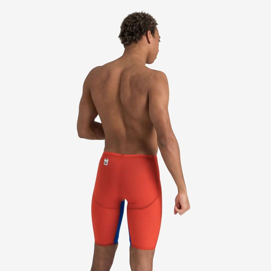 Mens * | Speedo Fastskin Lzr Pure Valor High Waisted Jammer Dragonfire Orange