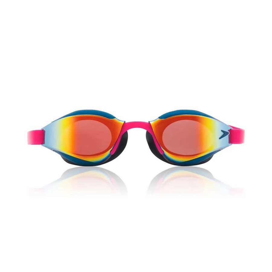 Goggles * | Speedo Fastskin Hyper Elite Mirrored Pink